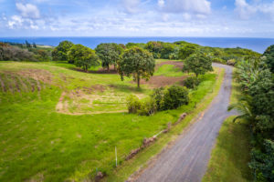 Aerial view showing a lot for sale in Kailua Country Estates