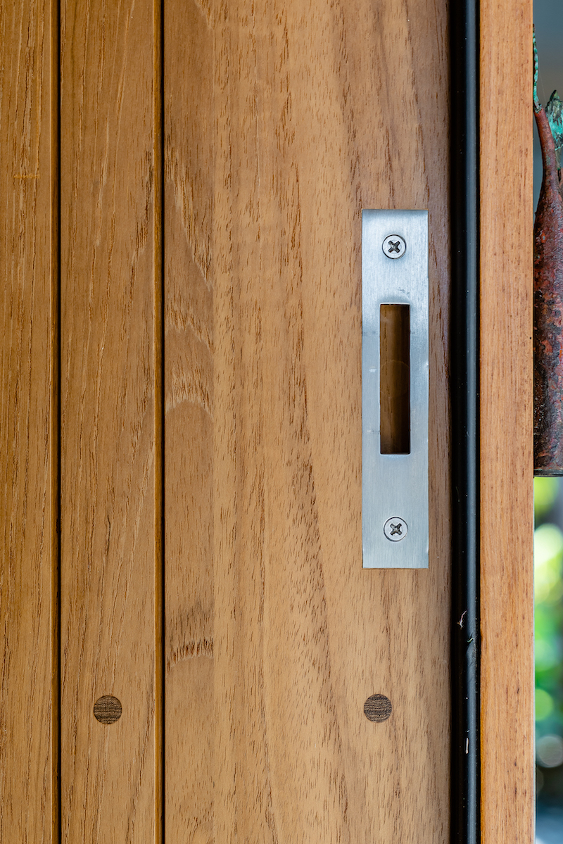 Door frame details. 