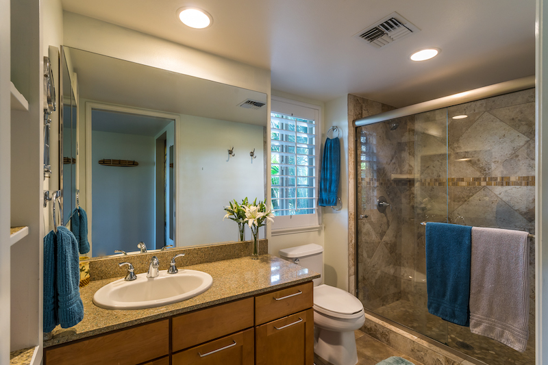 The master bathroom at our new Hale Kanani Listing