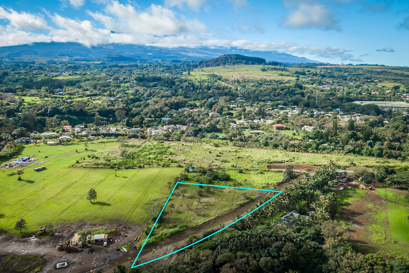 Kauhikoa Farms cpr aerial view looking towards Haleakala