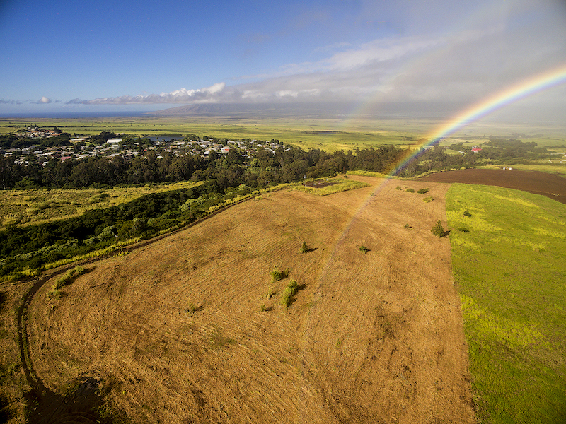 A rainbow over a Baldwin Ranch Estates Loth 